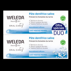 WELEDA - Duo Pâte dentifrice saline - 2x75 ml