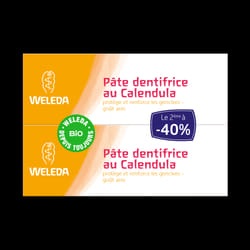 WELEDA - Duo Pâte dentifrice au Calendula - 2x75 ml
