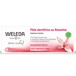 WELEDA - Pâte dentifrice au Ratanhia - 75 ml