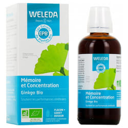 Weleda Mémoire et Concentration Ginkgo Bio 100 ml