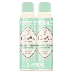 Cavaillès Déodorant Protection 48H Spray Lot de 2 x 150 ml