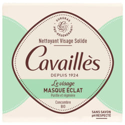 Cavaillès Nettoyant Visage Solide Masque Éclat 70 g