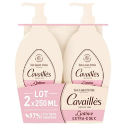 Cavaillès Soin Lavant Intime Extra-Doux Lot de 2 x 250 ml