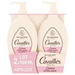 Cavaillès Soin Lavant Intime Extra-Doux Lot de 2 x 500 ml
