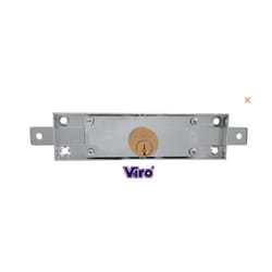 Viro - Serrure Rideau Métallique Étroite 156 x 42 mm.S'entrouvrant. Code 322 8241 ka.