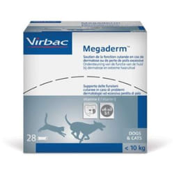 Complément nutritionnel - VIRBAC - Megaderm - Sachets Monodoses 28x4ml - Chien et Chat - Peau fragile