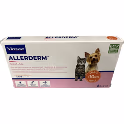 Virbac Allerderm Spot On Chats et Petits Chiens 6 Pipettes