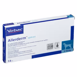 Soin cutané - Virbac - Allerderm Spot On - 4ml - 6 unités - Chien et Chat