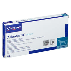 Soin cutané - Virbac - Allerderm Spot On - 4ml - 6 unités - Chien et Chat