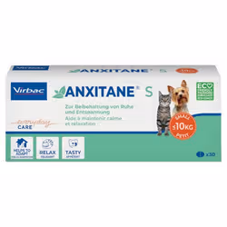 Virbac Anxitane S Chiens Moins de 10 kg et Chats 30 Comprimés