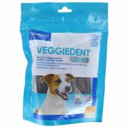 Virbac VeggieDent Fresh Chiens 5-10 kg 15 Lamelles Végétales