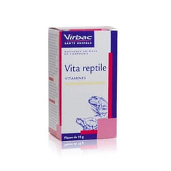 Vitamines - Virbac - Reptile Poudre Orale - 18g - Pour tortues et lézards - Complément alimentaire
