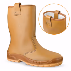 • Tige en cuir pleine fleur AP 23, hydrofuge et oléofuge une exclusivité Jallatte : 10 à 15% plus épais (2,4 mm) que la plupa ...