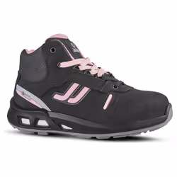 Chaussure de sécurité montante de type urban sport, modèle féminin conçu avec une technologie anti-fatigue. Doublure de tige  ...