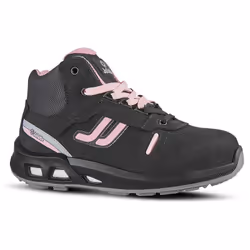 Chaussure de sécurité montante de type urban sport, modèle féminin conçu avec une technologie anti-fatigue. Doublure de tige  ...