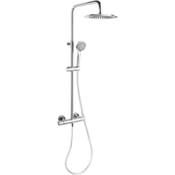 Colonne de douche thermostatique thessalys 3 jets Ø240 Garis H02-COL-THM