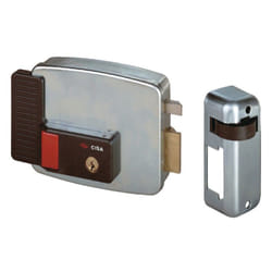 Electro-serrure double entrée à clé axe 60mm cylindre 50mm droite - CISA - 11731 61 1