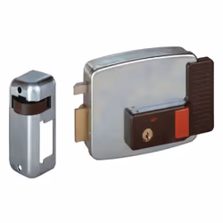 Electro-serrure double entrée à clé axe 60mm cylindre 50mm gauche - CISA - 11731 61 2