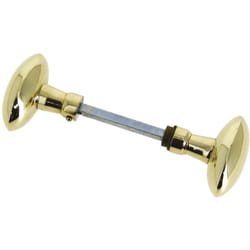 Bouton double antique en laiton poli carré de 6mm 2P - devismes - 1256