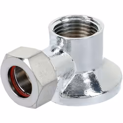 Applique pour robinet de machine à laver avec écrou à collet battu de diamètre 14 mm. Caractéristiques techniques: Type de po ...