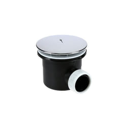 Bonde Receveur D60mm + Champignon D120mm En Abs Sortie Horizontale - Garis - P01-bd90c