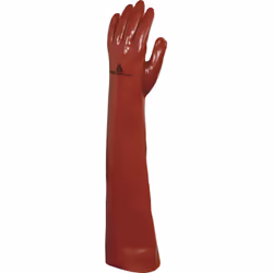 Gants de travail PVCC en coton enduit PVC 60cm T10 - DELTA PLUS - PVCC60010