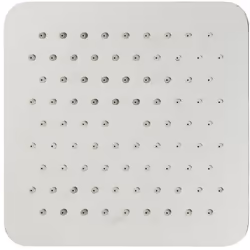 La douche de tête extra plate au design carré offre une expérience de douche luxueuse et moderne pour la salle de bain. Avec ...
