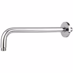 Ce bras de douche au design contemporain, avec un angle de 90° et une forme ronde, s'intègre parfaitement dans diverses salle ...