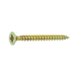 ULTIMA Vis agglo 5x25 mm - Acier zingué jaune