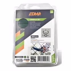 Agrafe à grillage OMEGA 16mm Galva boîte de 1250 - EDMA - 041901
