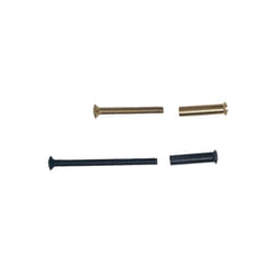 Vis à métaux tête fraisé bombée M4X70 + douille TFB M4X22 nickelé - HOPPE - 533626 + 534722
