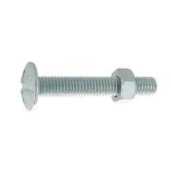 Ultima Boulon Poelier Tête Ronde Acier Zingué 6x20mm Boîte 200