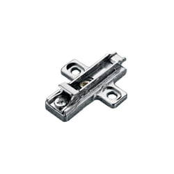 Embase cruciforme à visser 37x32mm zamak argentée 0mm – SALICE - BAR3R09