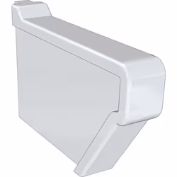 Caractéristiques techniques : Couvre joint intermédiaire pour les installations de lavabo Espace réglable de 35 à 50 mm Epais ...