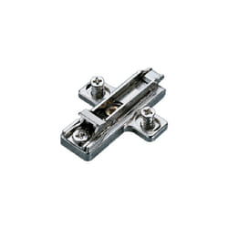 Salice - Embase cruciforme avec eurovis 37x32mm zamak argentée 0mm – BARGR39/16