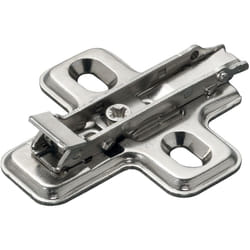Salice - Embase cruciforme à fixation rapide perçage 37x32mm à visser 3mm acier BAV3M39F