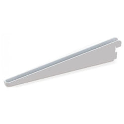 Console u double entraxe 32mm blanche 470mm Monin 527870
