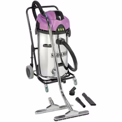 L'aspirateur eau et poussières cuve inox JET 100 i de la marque Sidamo dispose d'un filtre cartouche de Classe M haute effica ...