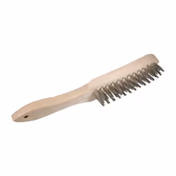 Brosse à mains manche bois 4 rangs Inox 295mm - DRONCO - 0001151334