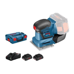 Bosch - Ponceuse vibrante 18V gss 18V-10 + 2 batteries Procore 4Ah + chargeur gal 18V-40 + coffret l-boxx 06019D020Q