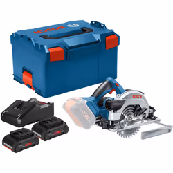 Description générale La scie circulaire sans fil GKS 18V-57 G Professional de Bosch offre des performances exceptionnelles po ...