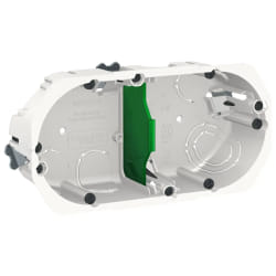 Boîte d'encastrement MULTIFIX D 67mm 2 postes P 40mm - SCHNEIDER ELECTRIC - IMT35924R