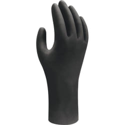 Showa - Boîte de 100 gants jetables nitriles ebt noir txl 10 6112PFXL