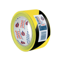 Ruban adhésif noir et jaune PVC 350 50 mm x 66 m - EUROCELL - PE07PA0035