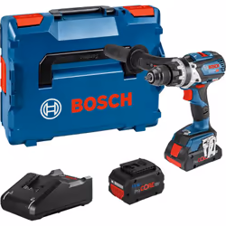 Description générale Ce pack comprend une perceuse-visseuse à percussion GSB 18V-110 C 18 V Professional, deux batteries ProC ...