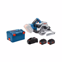 Description générale Cette scie circulaire GKS 18V-57 G 18 V Professional de Bosch est conçue pour des coupes rapides et préc ...