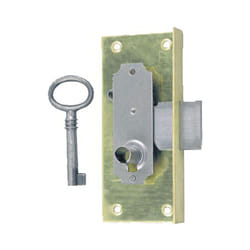 Select - Serrure à entailler de bibliothèque 514 axe 20mm largeur 40mm gauche avec 1 clé - devismes - S514A20GLBL