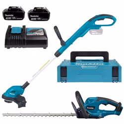 Ce pack de 2 machines Makita offre une solution complète pour l'entretien du jardin, alliant puissance et praticité. Il compr ...