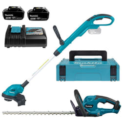 Makita - Pack 2 outils 18V (DUH507Z + DUR181Z) + 2 batteries 3Ah + 1 chargeur + coffret makpac LOT0336