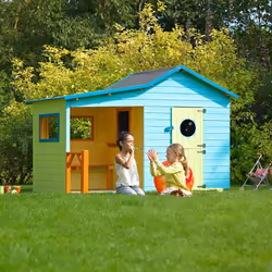 Soulet Cabane en bois traité pour enfant avec préau et banc - hacienda - Vue supplémentaire 17